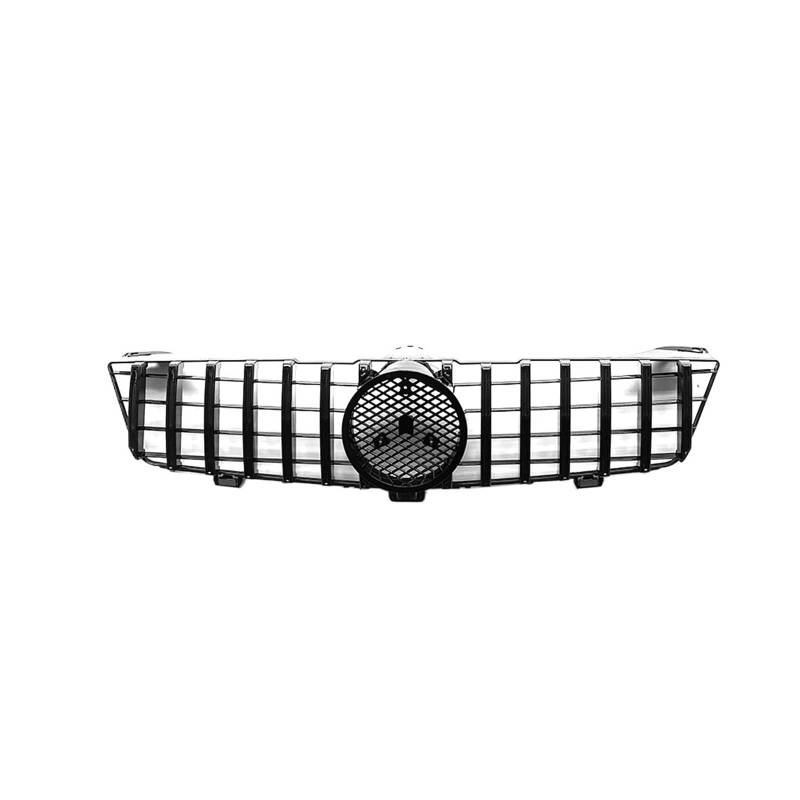 Frontgrill Glänzend Schwarzer Kühlergrill Im GTR-Stil Stoßstangengrill Im Diamant-Stil Für Benz CLS-Klasse W219 2009–2011 CLS350 CLS550 CLS63 AMG Auto-Kühlergrill(GTR-Black) von NAUTIG