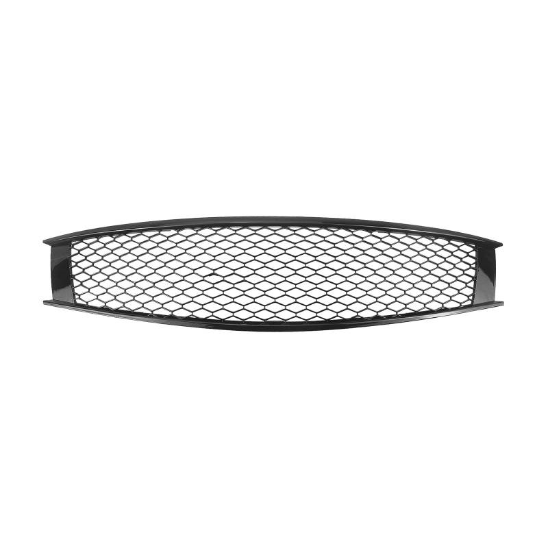 Frontgrill Grill Kühlergrill Für Infiniti G G37 Q60 Coupe 2 Türer 2008-2013 Wabenkohlefaser-Look/Glanz/Mattschwarz Stoßstangenhaubengitter Auto-Kühlergrill(Glossy Black) von NAUTIG