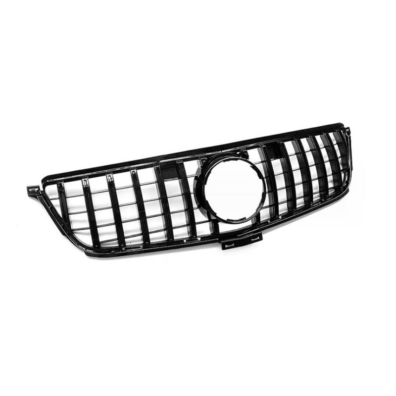 Frontgrill Kühlergrill-Tuning-Grills Für Benz ML-Klasse W166 ML300 ML320 ML350 ML40 ML450 2012 2013 2014 2015 Auto-Kühlergrill(GT Black) von NAUTIG