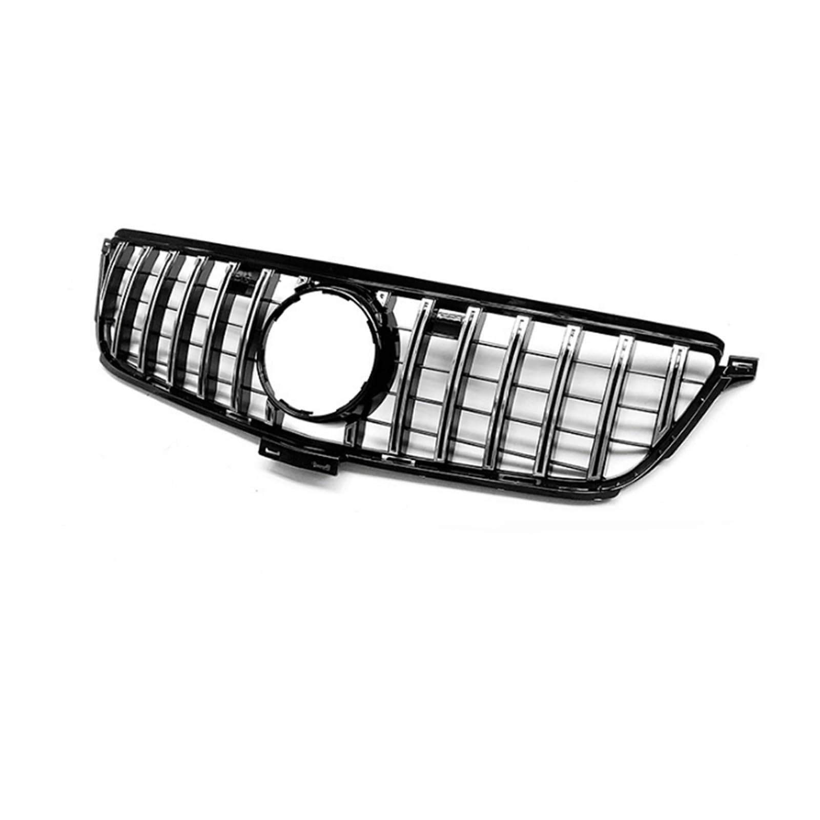 Frontgrill Kühlergrill-Tuning-Grills Für Benz ML-Klasse W166 ML300 ML320 ML350 ML40 ML450 2012 2013 2014 2015 Auto-Kühlergrill(GT Chrome) von NAUTIG