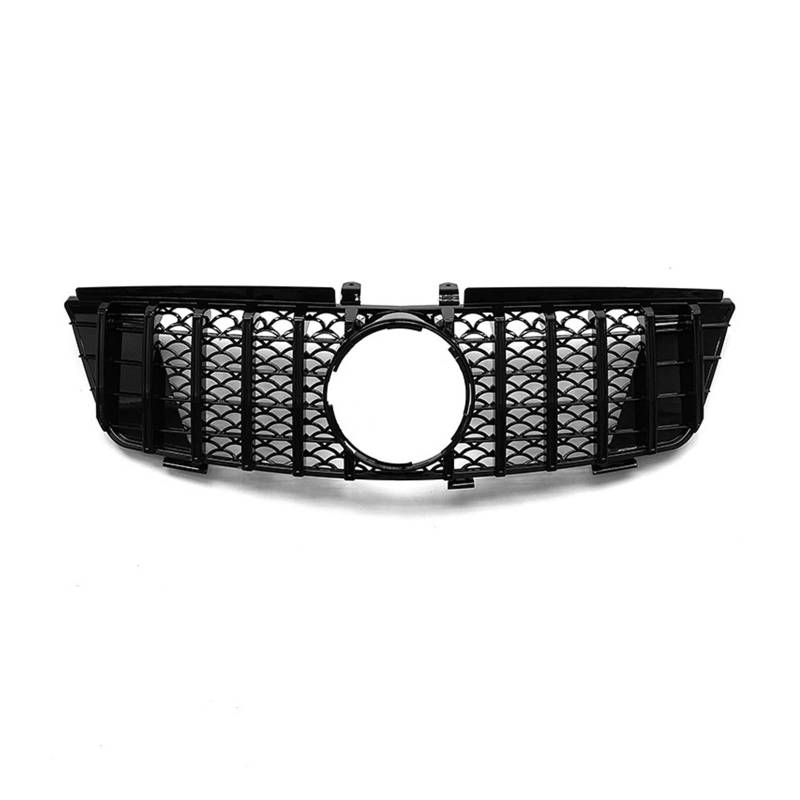 Frontgrill Kühlergrill-Tuning-Zubehör-Grills Für Benz W164 ML-Klasse ML320 ML350 ML450 ML500 2005 2006 2007 2008 Auto-Kühlergrill(Schwarz) von NAUTIG