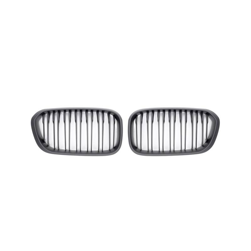 Frontgrill Niere Vorne Schwarz Glänzend LCI Passend Für 1er F20 F21 2015–2019 116i 118i 120i 125i M140i 116d 118d 120d 125d Auto-Kühlergrill(Matt-schwarz) von NAUTIG