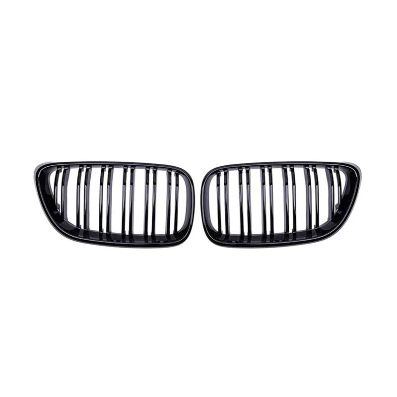 Frontgrill Schwarz Glänzender Nierengrill Für Die Vordere Stoßstange Auto-Styling Rennsport-Grills Zubehör Für 2er-Serie F22 F23 F87 M2 2014–2018 Auto-Kühlergrill von NAUTIG