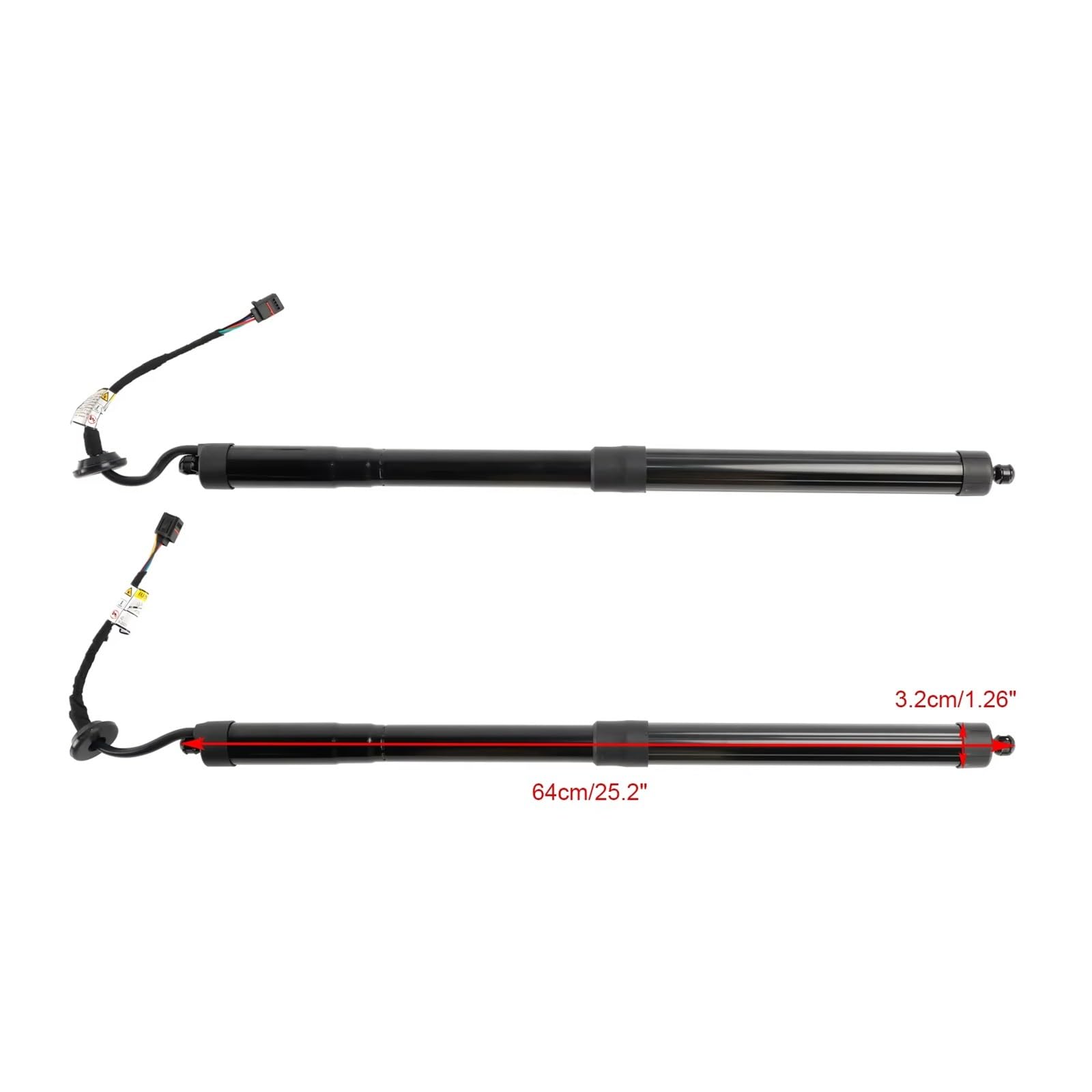 Kofferraum Gasfeder 2 Stück Für Volvo Für XC40 536 2019 2020 2021 2022 2023 Hinten Elektrische Heckklappe Gas Strut 32296296 Gasdruckfeder(Links) von NAUTIG