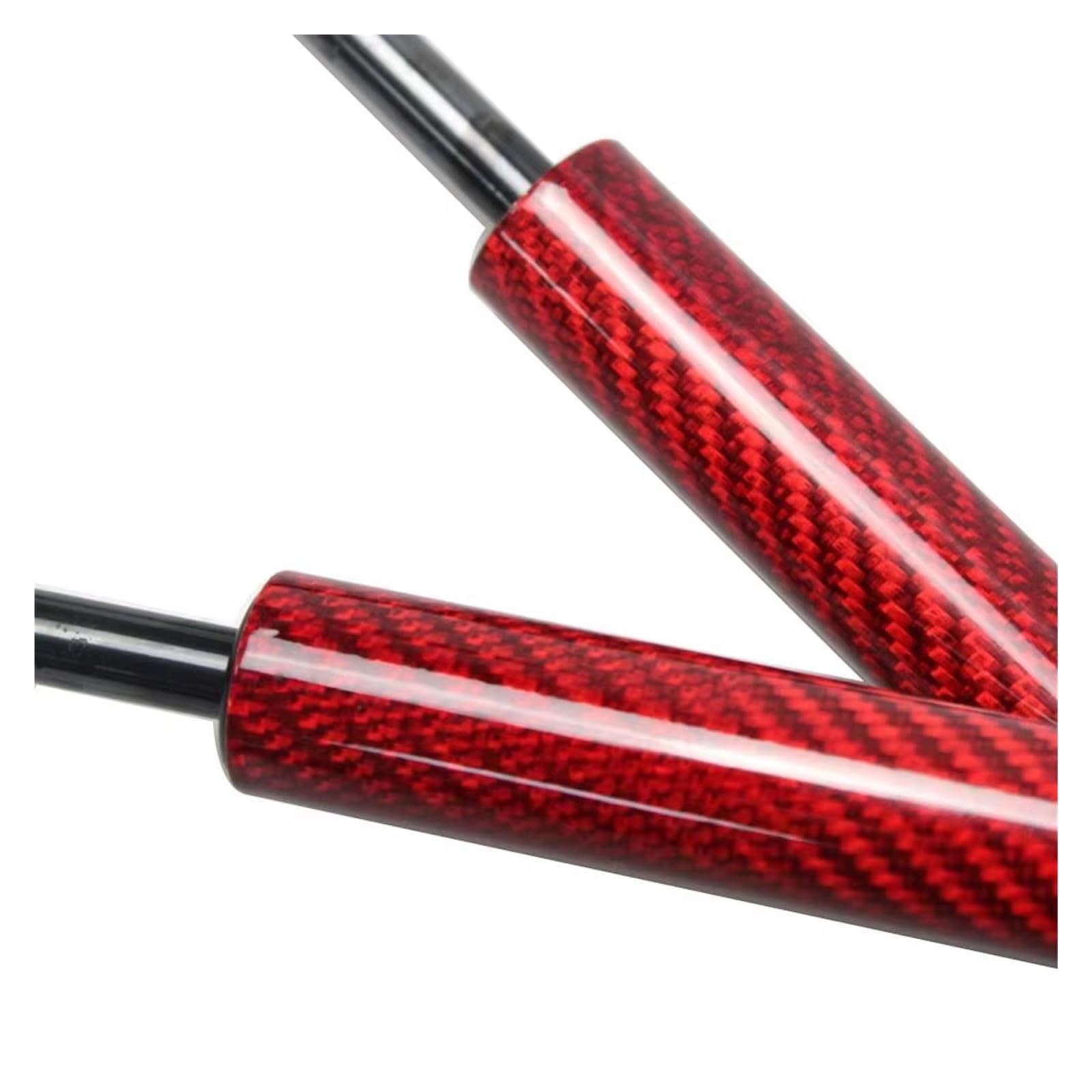 Kofferraum Gasfeder 2X Für Toyota Für Hiace 2005 2006 2007 2008 79 cm H200 Heckklappe Boot Auto Gas Streben Hohe Dach Hinten Links & Rechts Dämpfer Gasdruckfeder(Red Carbon Fiber) von NAUTIG