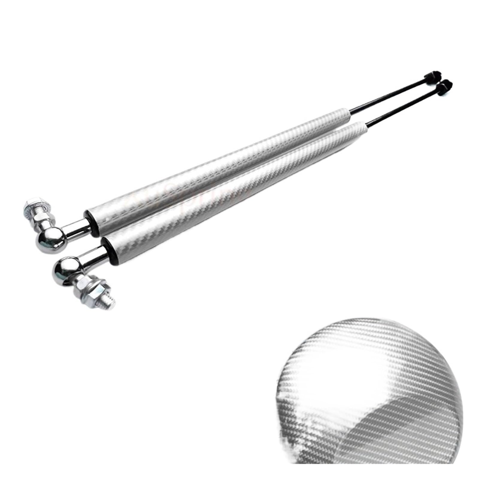 Kofferraum Gasfeder Für Civic 2017 2018 2019 2020 2021 2022 2023 10. Auto-Hintertür-Feder-Schock-Unterstützungs-Heber-Kit Strut Bars Hydraulische Stange Refit Gasdruckfeder(Carbon Silver) von NAUTIG