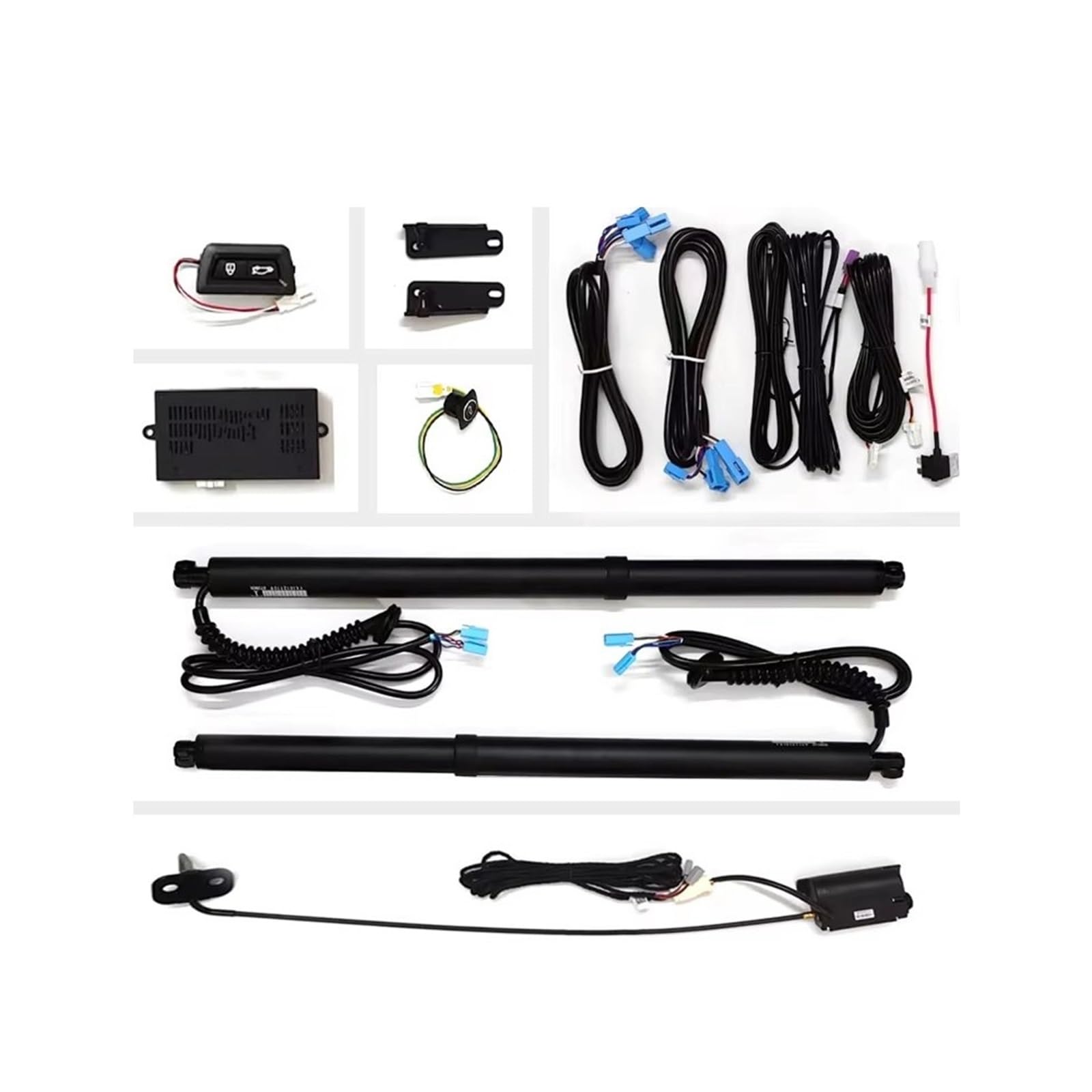 Kofferraum Gasfeder Für Land Für Rover Für Freelander 2 LR2 L359 2006~2014 Auto Elektrische Heckklappenstrebe Fahrzeugkraft-Hintertür-Hebesystem-Kit Für Den Kofferraum Gasdruckfeder(with Foot Sensor von NAUTIG