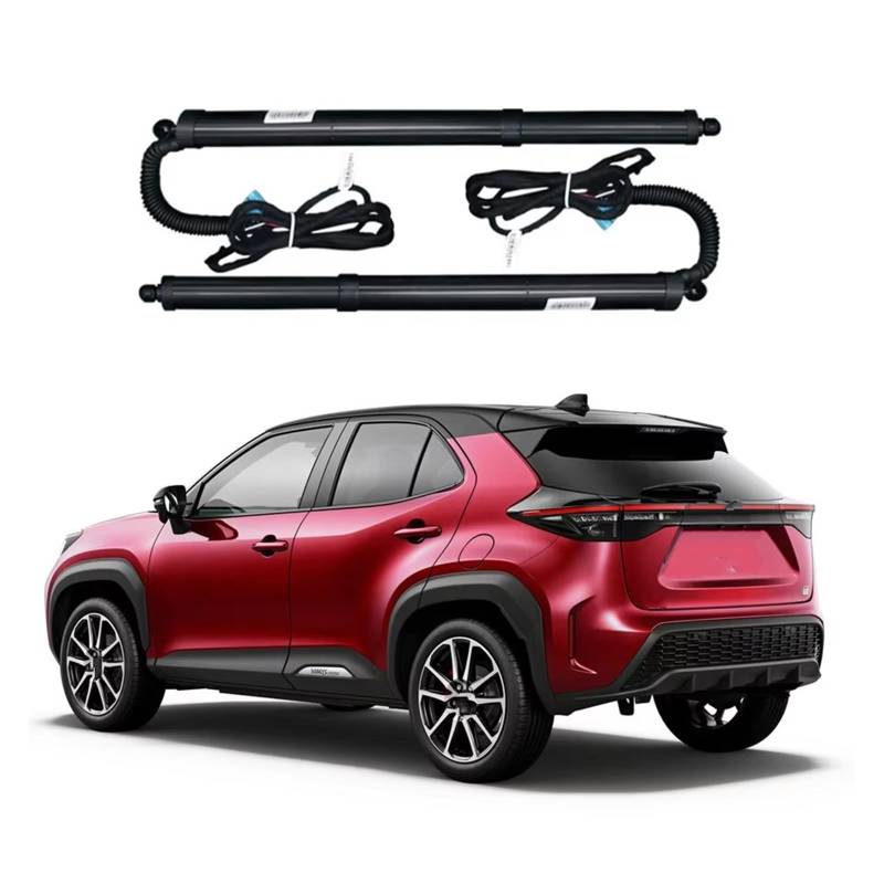 Kofferraum Gasfeder Für Toyota Für Yaris Für Cross 2022 Stil Elektrische Heckklappe Elektrische Pole Fernbedienung Powered Trunk Gasdruckfeder(Add Foot Sensor) von NAUTIG