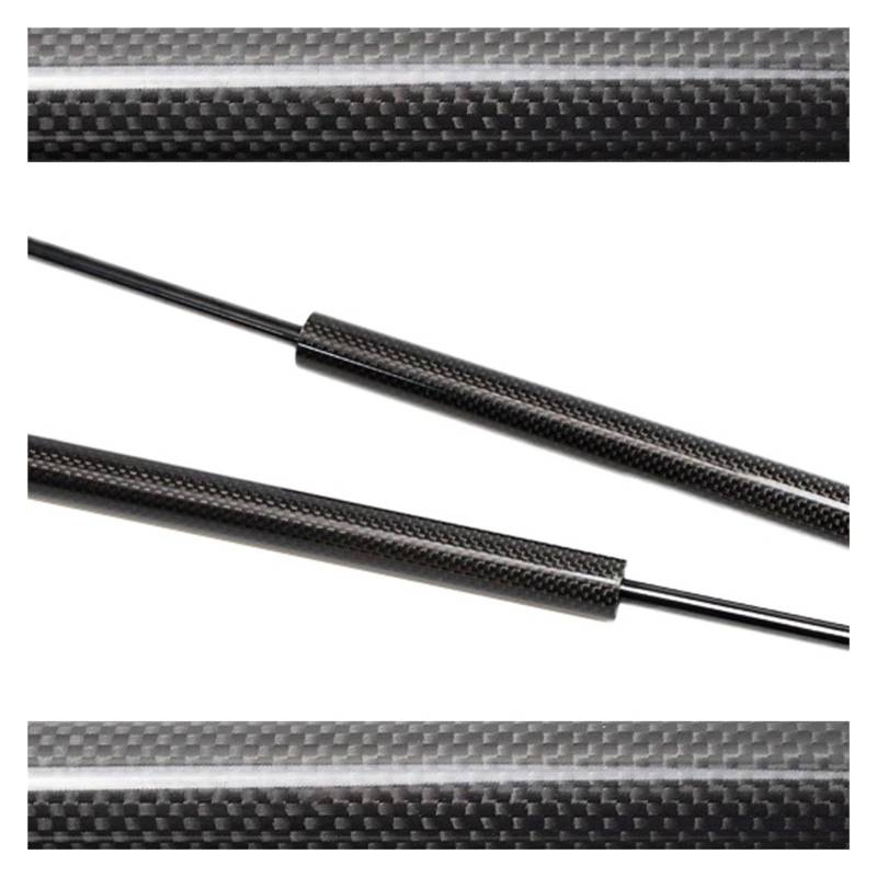 Kofferraum Gasfeder Für VW Für Amarok 2010-2020 Pickup Heckklappe Shock Assist Verlangsamen Gas Streben Einfach Up Lift Unterstützung Dämpfer Stange Arme Gasdruckfeder(Black Carbon Fiber) von NAUTIG
