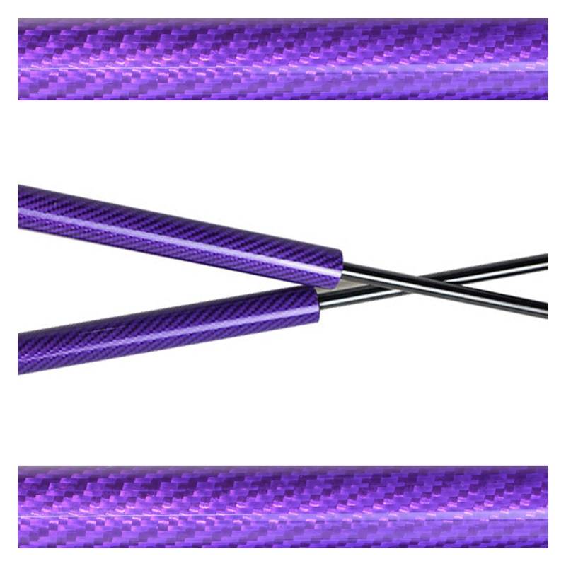 Kofferraum Gasfeder Für VW Für Amarok 2010-2020 Pickup Heckklappe Shock Assist Verlangsamen Gas Streben Einfach Up Lift Unterstützung Dämpfer Stange Arme Gasdruckfeder(Purple Carbon Fiber) von NAUTIG
