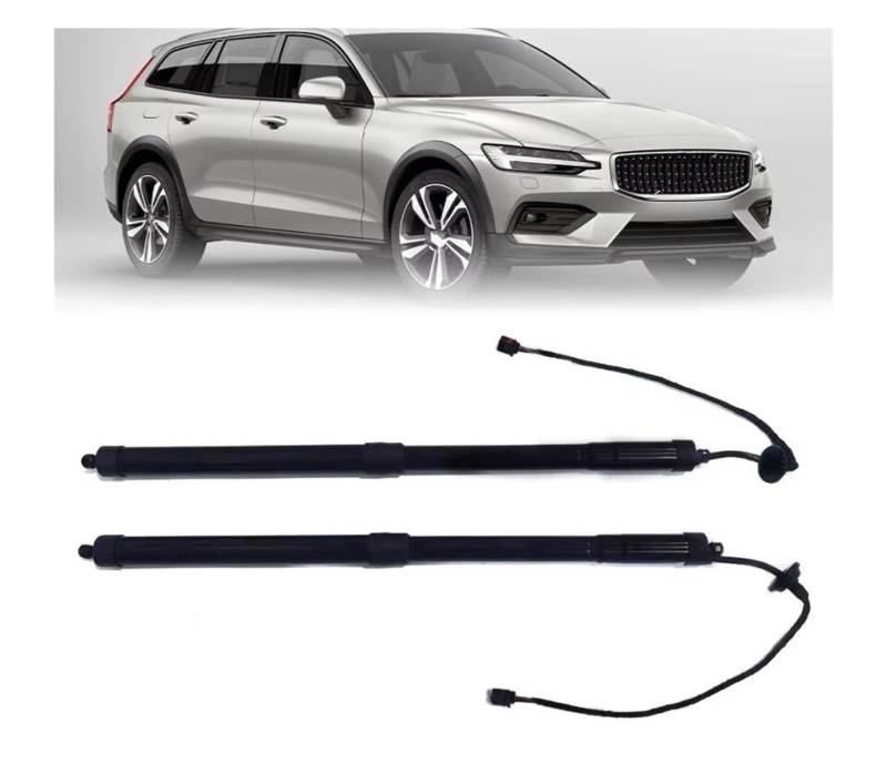 Kofferraum Gasfeder Für Volvo Für V60 II MK2 2018-2024 Elektrische Heckklappenunterstützung Heckklappenstrebe Ersetzen Sie 32357571 32384406 32296298 Gasdruckfeder von NAUTIG