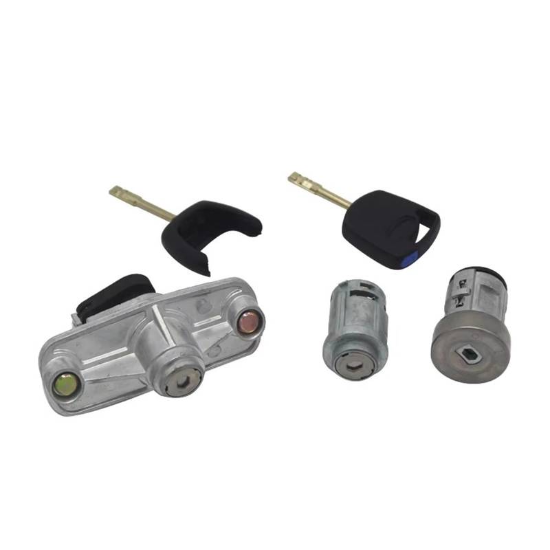 Türschloss Stellmotor Mit AL083 LK1S71F22050AA KOMPLETTES Schloss-Set ZÜNDSCHALTER TÜRSCHLOSS STAMMSCHLOSS FÜR Ford FÜR Mondeo 2001-2007 Zentralverriegelungen von NAUTIG