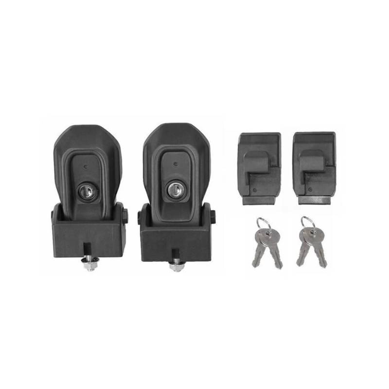 Türschloss Stellmotor Mit Anti-Diebstahl-Haubenriegel Fangen Für Jeep Für Wrangler JL JLU 4XE Rubicon Sahara Sport Für Gladiator JT 2018–2023 Auto-Außenzubehör Zentralverriegelungen von NAUTIG