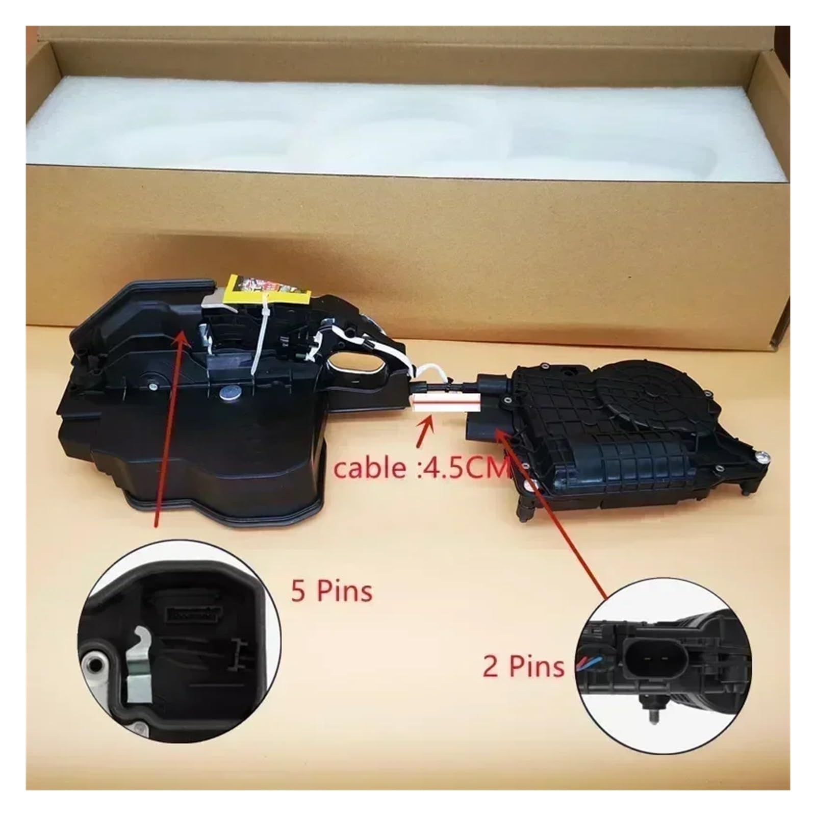 Türschloss Stellmotor Mit Auto Power Türschloss Antrieb Soft-Close-System Für X5 E70 X6 E71 E72 51217315019 51217315022 51227315023 51227315024 Zentralverriegelungen(Rear Left High) von NAUTIG