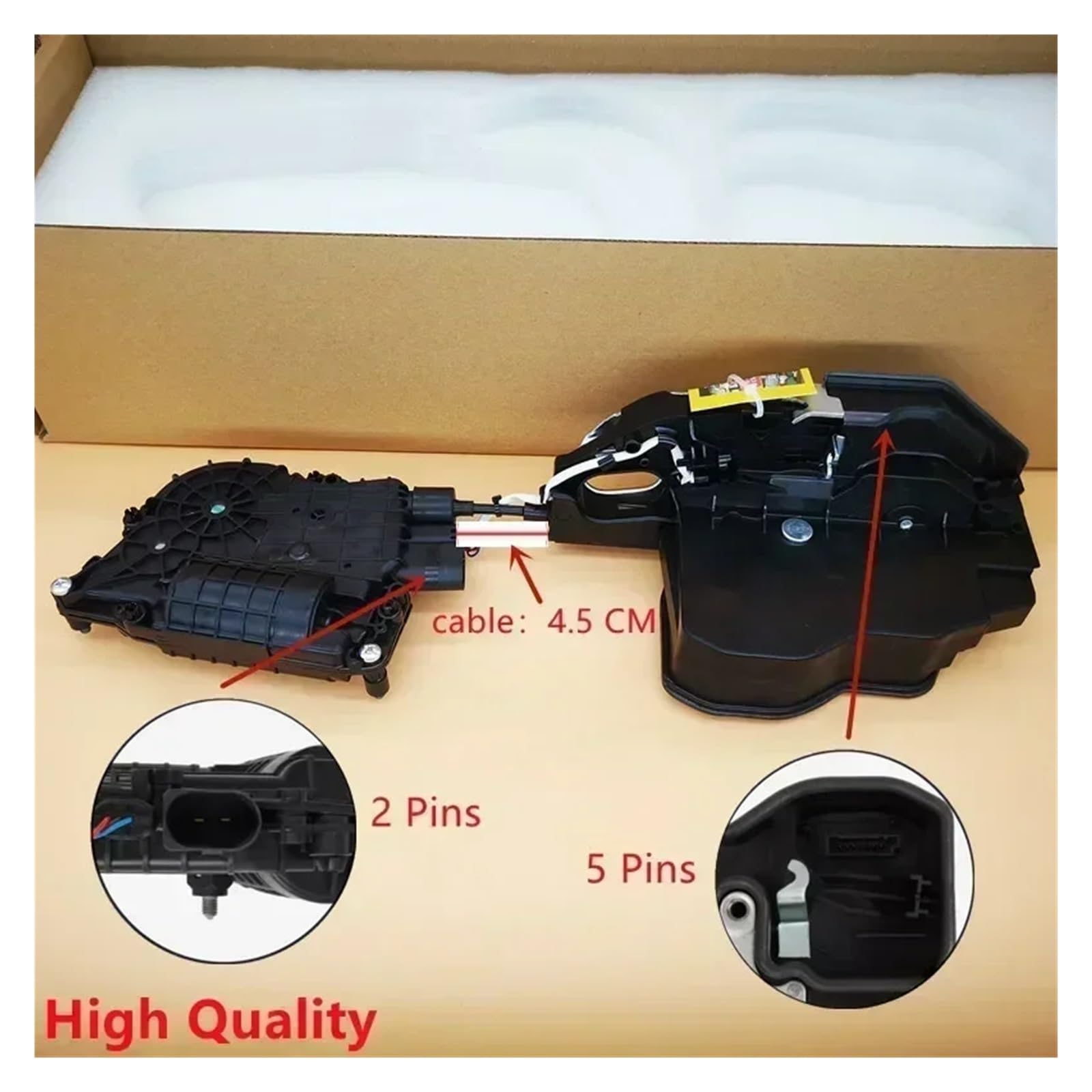 Türschloss Stellmotor Mit Auto Power Türschloss Antrieb Soft-Close-System Für X5 E70 X6 E71 E72 51217315019 51217315022 51227315023 51227315024 Zentralverriegelungen(Rear Right High) von NAUTIG