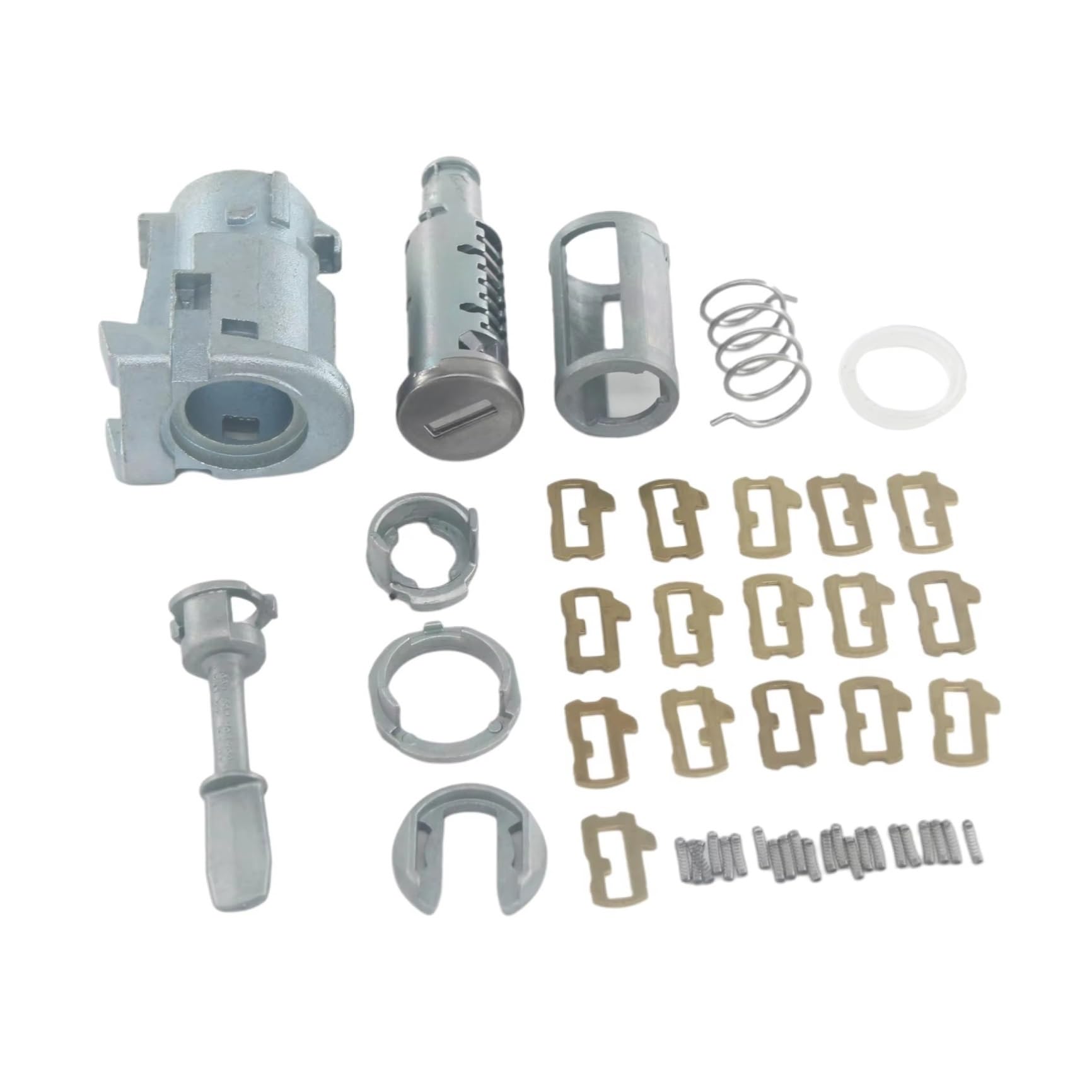 Türschloss Stellmotor Mit Links RECHTS TÜR Barrel Zylinder Schloss REPARATURSATZ Für VW Für Golf 4 IV MK4 Für Bora 1997-2003 604837168 Zentralverriegelungen(Right Lock Repair) von NAUTIG