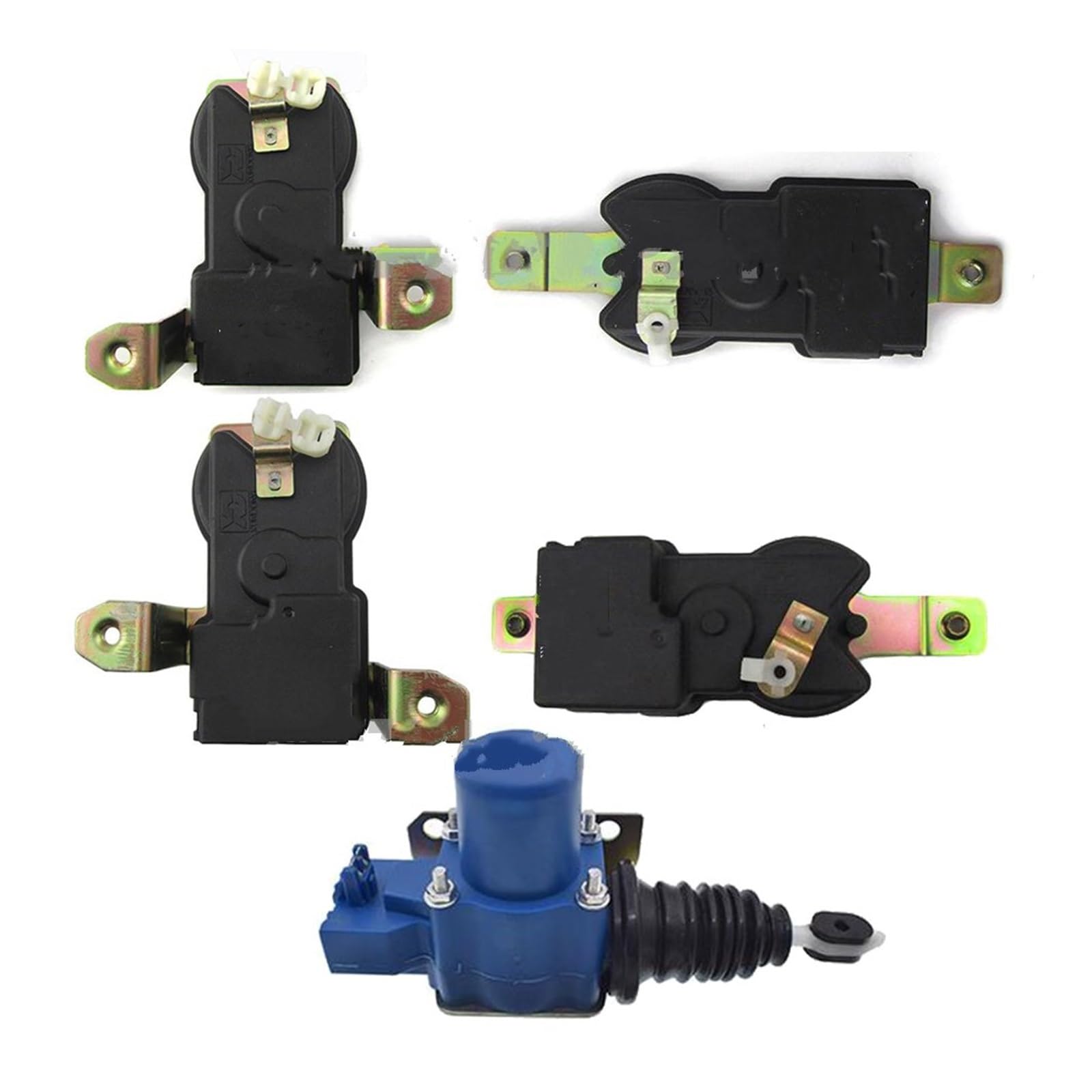 Türschloss Stellmotor Mit Tür-Zentralverriegelungsantrieb Für Mitsubishi Für Montero Shogun Für Pajero 2 MK2 V31 V33 V34 V36 V43 V44 V45 V46 1990–2004 Zentralverriegelungen(A Set 5piece) von NAUTIG