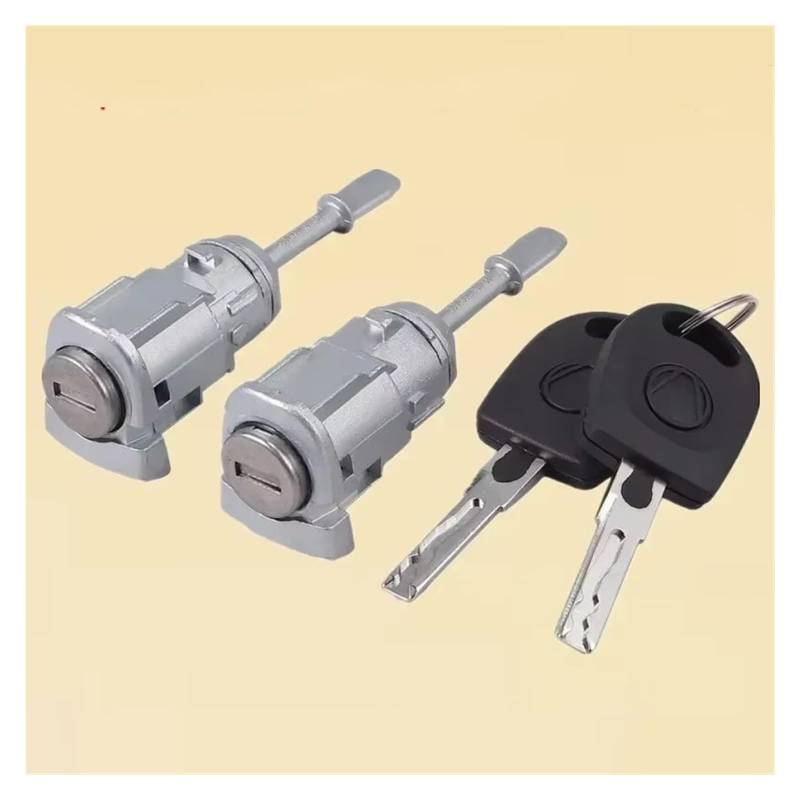 Türschloss Stellmotor Mit Vorne Links Rechts Türschloss Zylinder Schlüssel Für VW Für Passat B5 3B Lupo Seat Leon Toledo Leon Arosa 1996-2005 3B0837167 3B08371683 Zentralverriegelungen von NAUTIG
