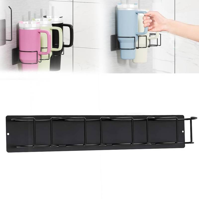 Magnetischer Becherhalter für Stanley, Trinkflaschen-Organizer für Stanley, 1,2 l, mit Griff, Becherdeckel-Organizer für Stanley-Becherzubehör, ideales Geschenk von NAUXIU