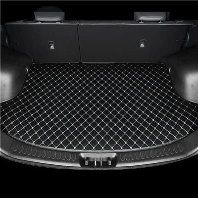 Kofferraummatten Auto,für SsangYong Korando 2011-2017,rutschfest Kratzfestem Wasserdicht Kofferraum Schutzmatten,Black Beige von NAVIXE