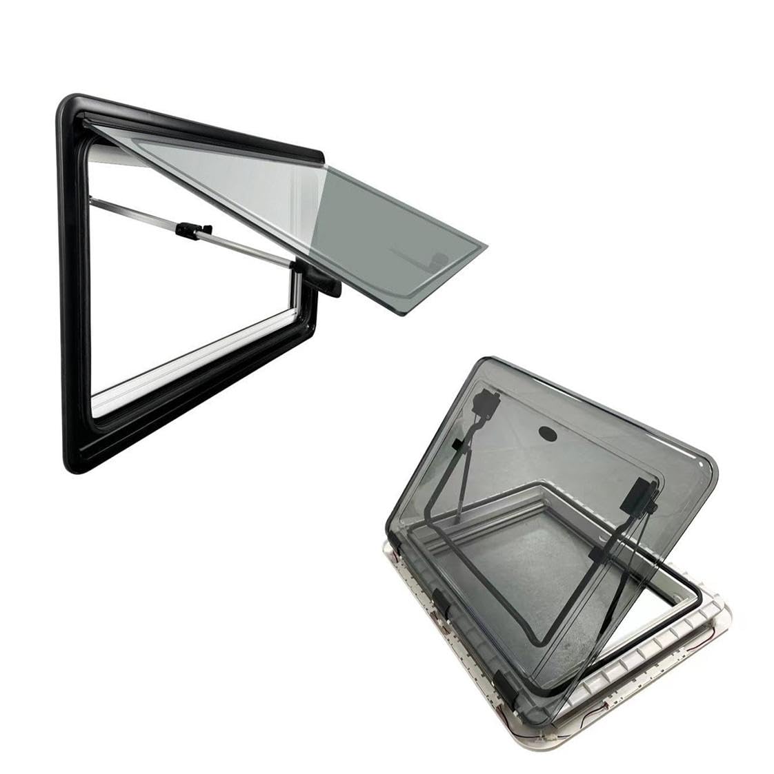 2PCS Caravan Seitenfenster, Wohnwagen Fenster, Push Fenster mit Fliegengitter, Ausstellfenster für RV Wohnwagen Fahrzeugen, Wohnwagen, Wohnmobile, Camper ,700 x 600mm 2PCS Caravan Seitenfenster, Wohnwagen Fenster, Push Fenster mit Fliegengitter, Ausstellfenster für RV Wohnwagen Fahrzeugen, Wohnwagen, Wohnmobile, Camper ,700 x 600mm von NAZHPO