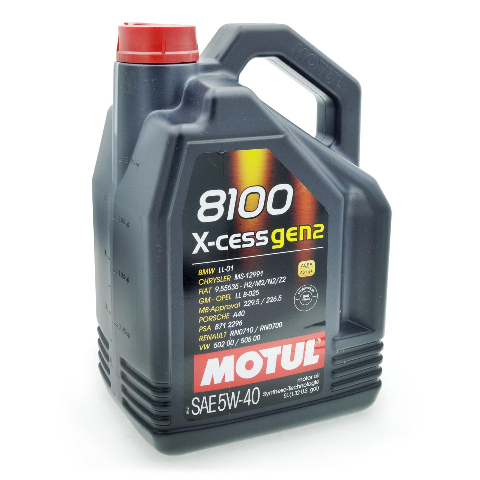 5 Liter original Motul Motoröl 5W40 8100 X-Cess von NB PARTS