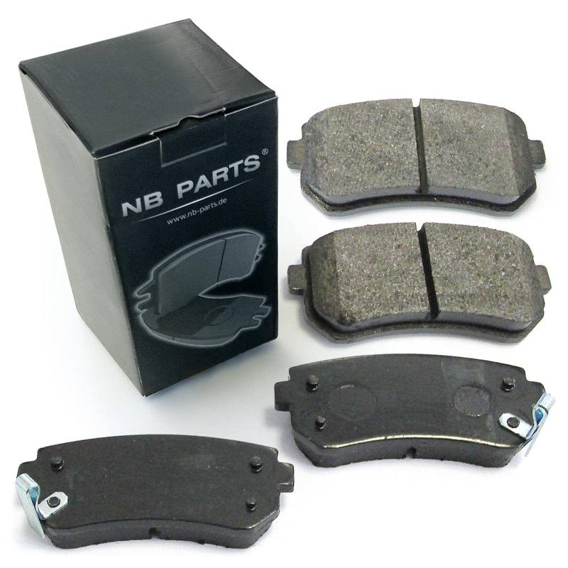 BREMSBELÄGE BREMSKLÖTZE HINTEN NB PARTS GERMANY 10021764 von NB PARTS
