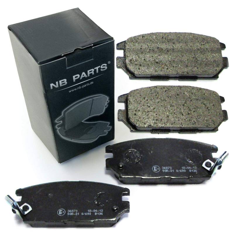 BREMSBELÄGE BREMSKLÖTZE HINTER NB PARTS GERMANY 10032512 von NB PARTS