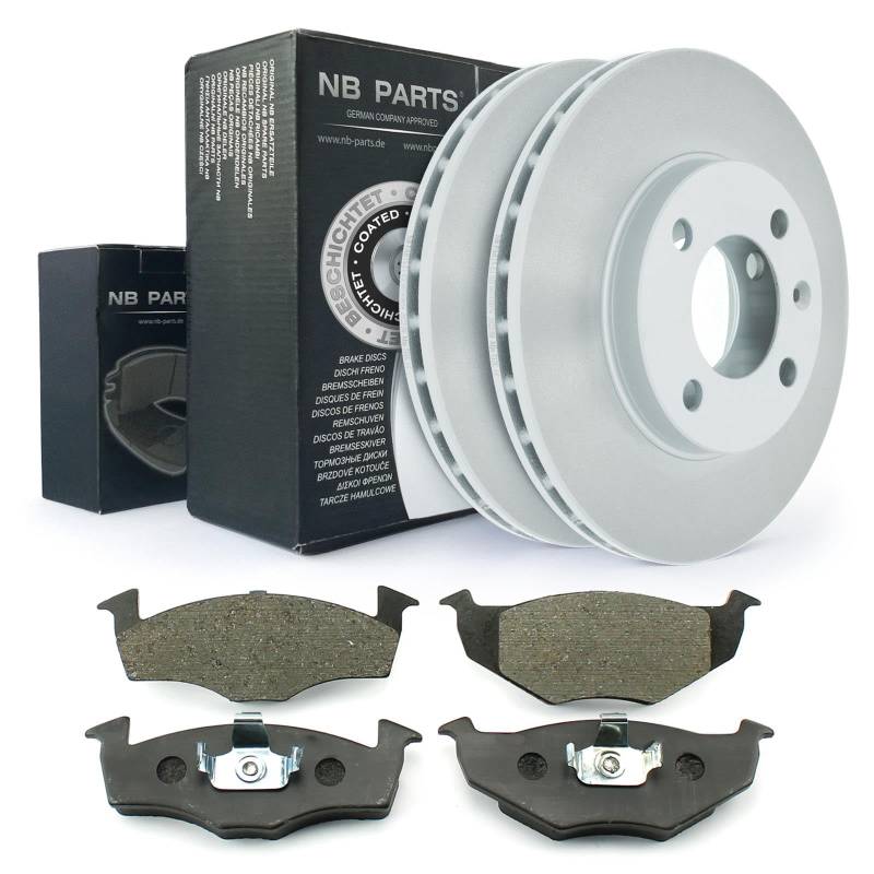 Bremsen/BREMSSCHEIBEN Ø 239 + BREMSBELÄGE VORNE BELÜFTET NB PARTS GERMANY 10041978 von NB PARTS