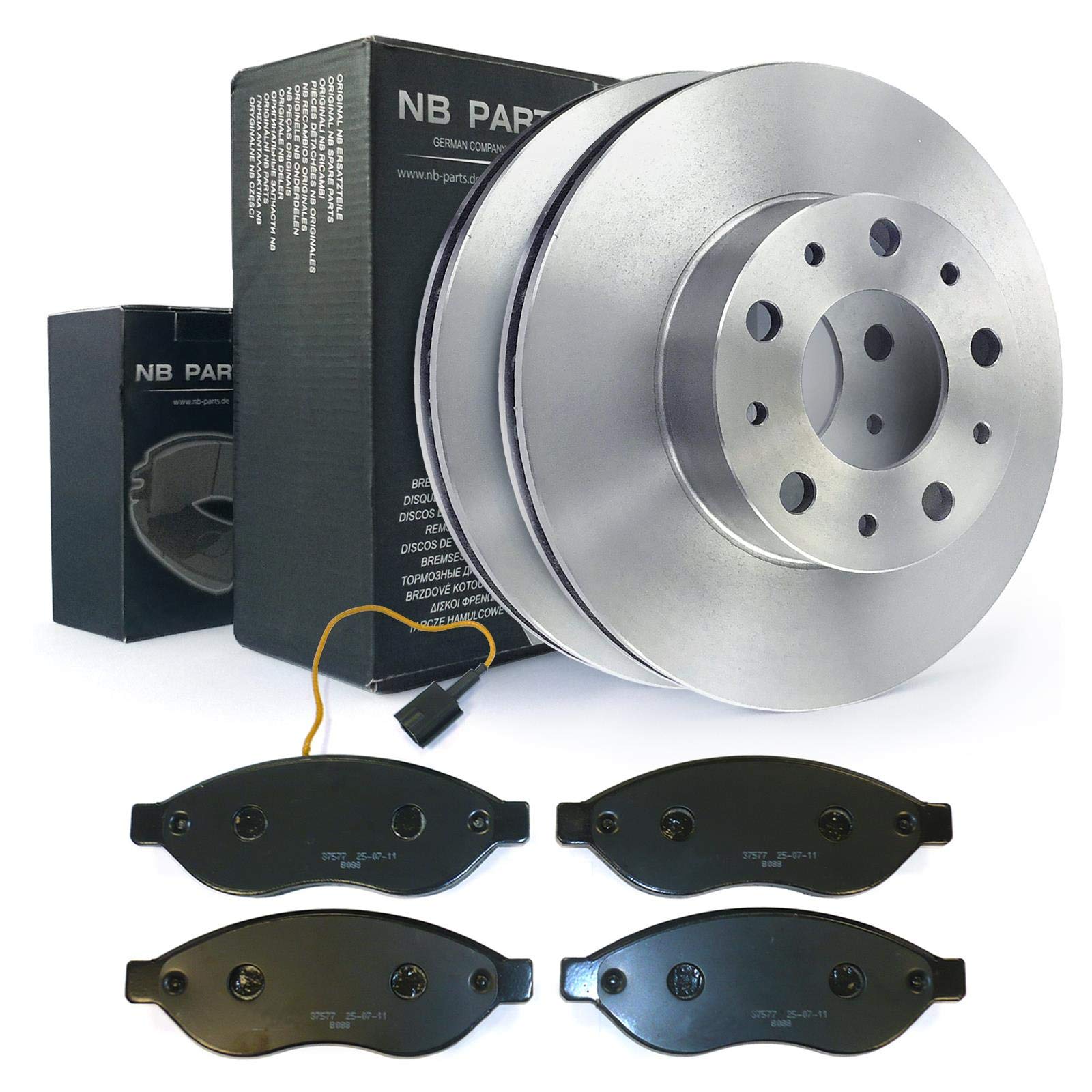 Bremsen/2x Bremsscheibe + Bremsbeläge vorne NB PARTS GERMANY 10070847 Bremsen/2x Bremsscheibe + Bremsbeläge vorne NB PARTS GERMANY 10070847 von NB PARTS