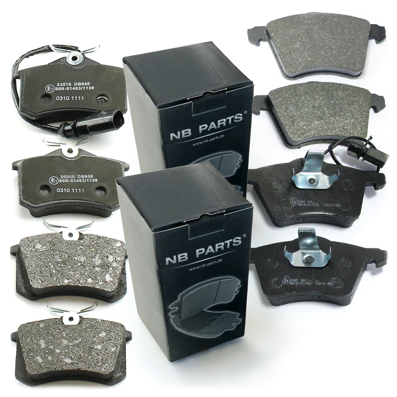 Bremsen/BREMSBELÄGE BREMSKLÖTZE VORNE + HINTEN NB PARTS GERMANY 10042662 Bremsen/BREMSBELÄGE BREMSKLÖTZE VORNE + HINTEN NB PARTS GERMANY 10042662 von NB PARTS