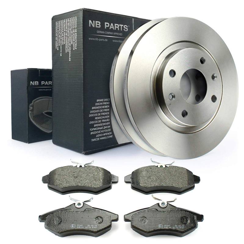 Bremsen/BREMSSCHEIBEN + BREMSBELÄGE HINTEN NB PARTS GERMANY 10042466 von NB PARTS