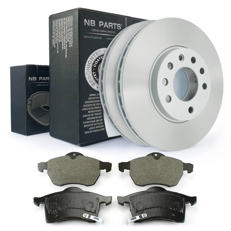 Bremsen/BREMSSCHEIBEN Ø280 BELÜFTET + BREMSBELÄGE VORNE NB PARTS GERMANY 10040958 von NB PARTS