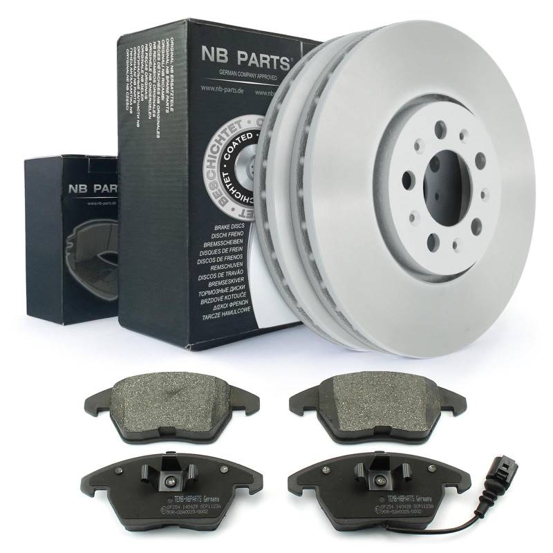 Bremsen/BREMSSCHEIBEN Ø288 + BREMSBELÄGE VORNE NB PARTS GERMANY 10040601 von NB PARTS