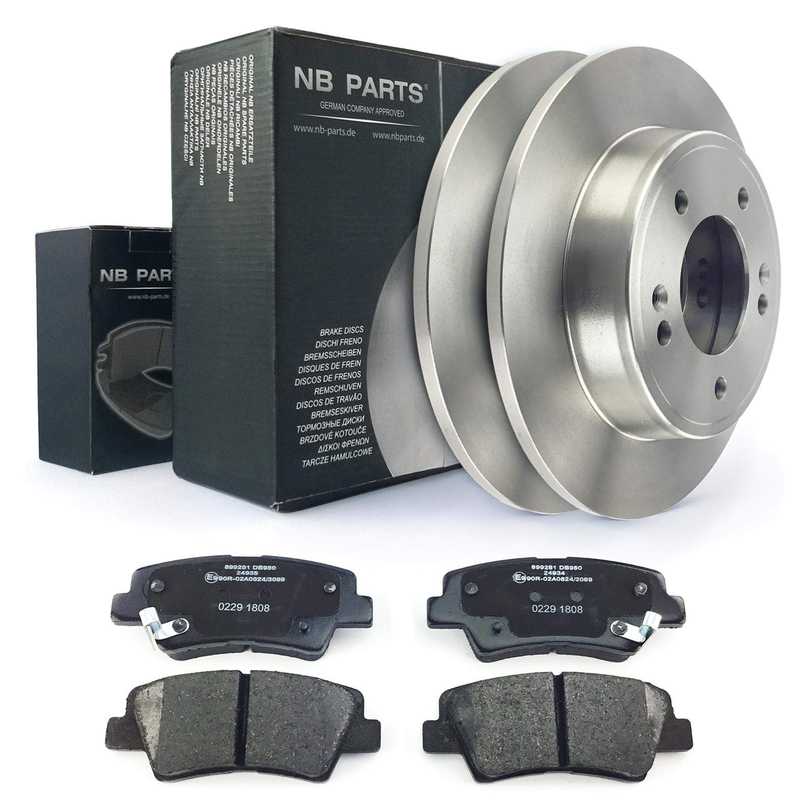 Bremsen/Bremsbeläge + Bremsscheiben hinten NB PARTS GERMANY 10073722 Bremsen/Bremsbeläge + Bremsscheiben hinten NB PARTS GERMANY 10073722 von NB PARTS