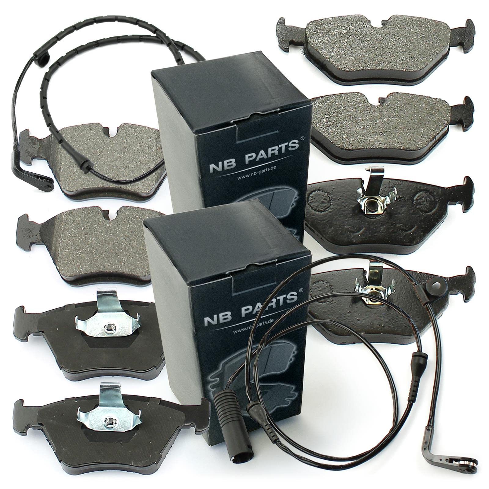 Bremsen/Bremsbeläge VORNE + HINTEN + Warnkontakt Bremsklötze NB PARTS GERMANY 10038290 Bremsen/Bremsbeläge VORNE + HINTEN + Warnkontakt Bremsklötze NB PARTS GERMANY 10038290 von NB PARTS