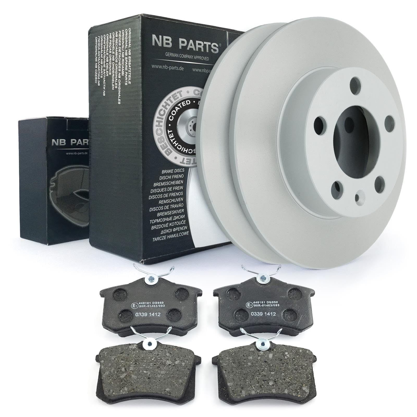 Bremsen/Bremsen-set Hinten Bremsscheiben + Bremsbeläge Ø232 Voll Bremsklötze HA Kit NB PARTS GERMANY 10038209 Bremsen/Bremsen-set Hinten Bremsscheiben + Bremsbeläge Ø232 Voll Bremsklötze HA Kit NB PARTS GERMANY 10038209 von NB PARTS