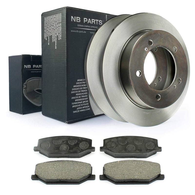 Bremsen/Bremsen-set Vorne Bremsscheiben + Bremsbeläge Ø 290 VOLL Bremsklötze VA Kit NB PARTS GERMANY 10038225 von NB PARTS