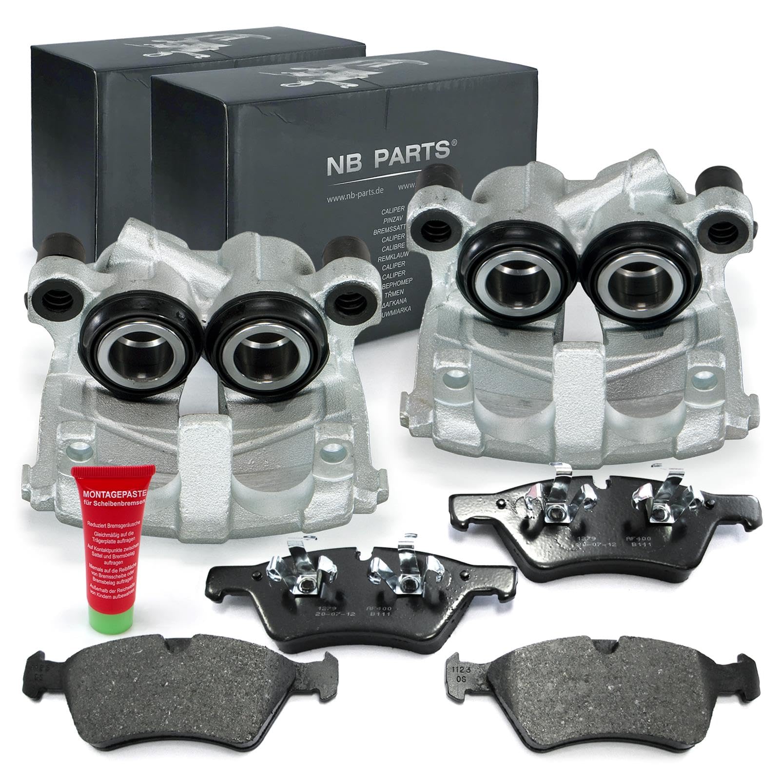 Bremsen/Bremssättel + Bremsbeläge vorne NB PARTS GERMANY 10156949 Bremsen/Bremssättel + Bremsbeläge vorne NB PARTS GERMANY 10156949 von NB PARTS