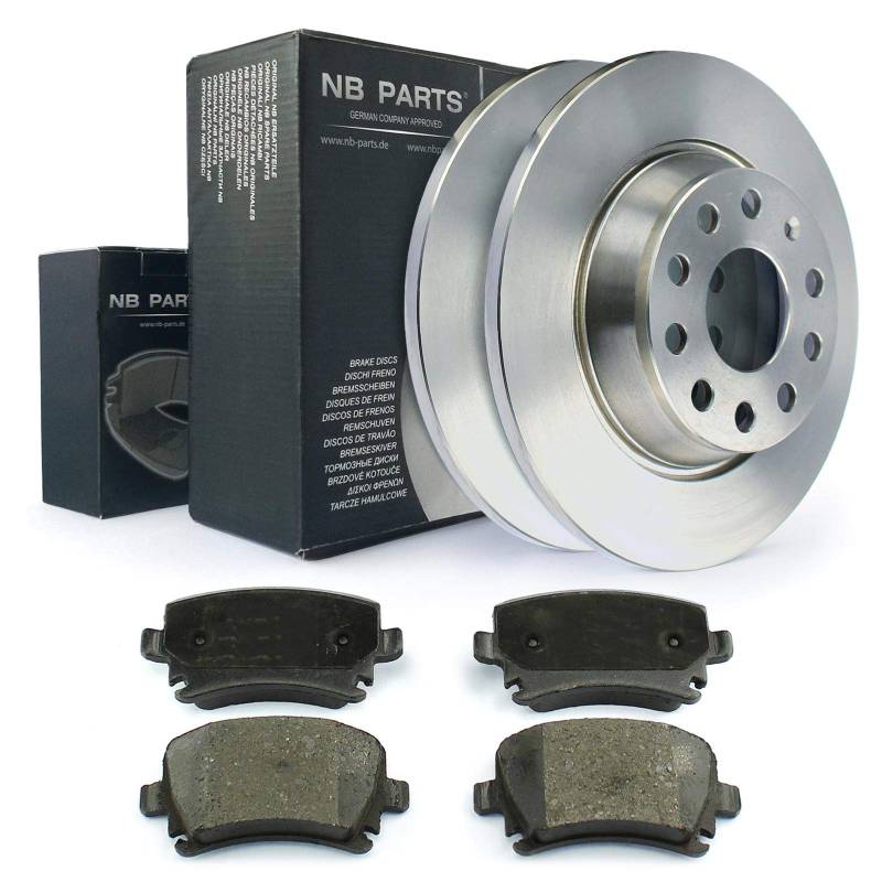 Bremsen/Bremsscheiben + Bremsbeläge hinten NB PARTS GERMANY 10040992 von NB PARTS