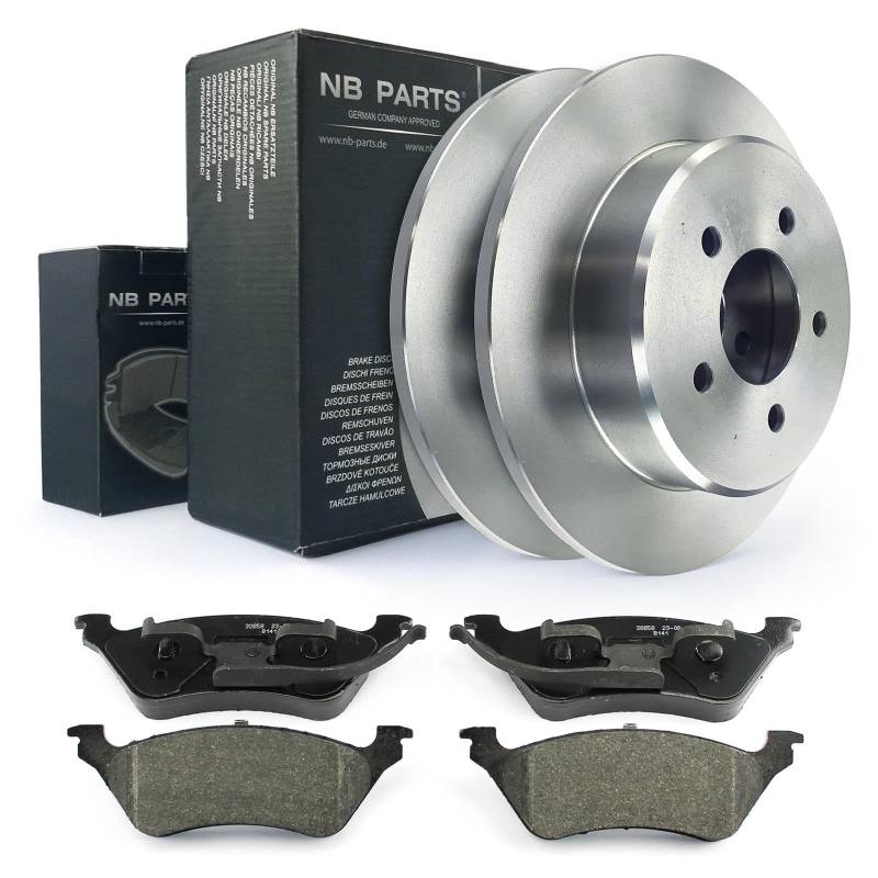 Bremsen/Bremsscheiben + Bremsbeläge hinten NB PARTS GERMANY 10070522 von NB PARTS