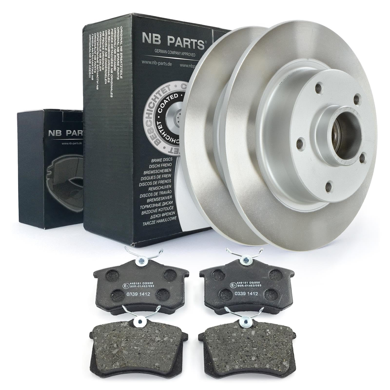 Bremsen/Bremsscheiben + Bremsbeläge hinten NB PARTS GERMANY 10075584 Bremsen/Bremsscheiben + Bremsbeläge hinten NB PARTS GERMANY 10075584 von NB PARTS