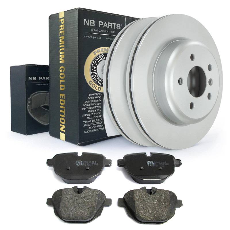 Bremsen/Bremsscheiben + Bremsbeläge hinten NB PARTS GERMANY 10076789 von NB PARTS