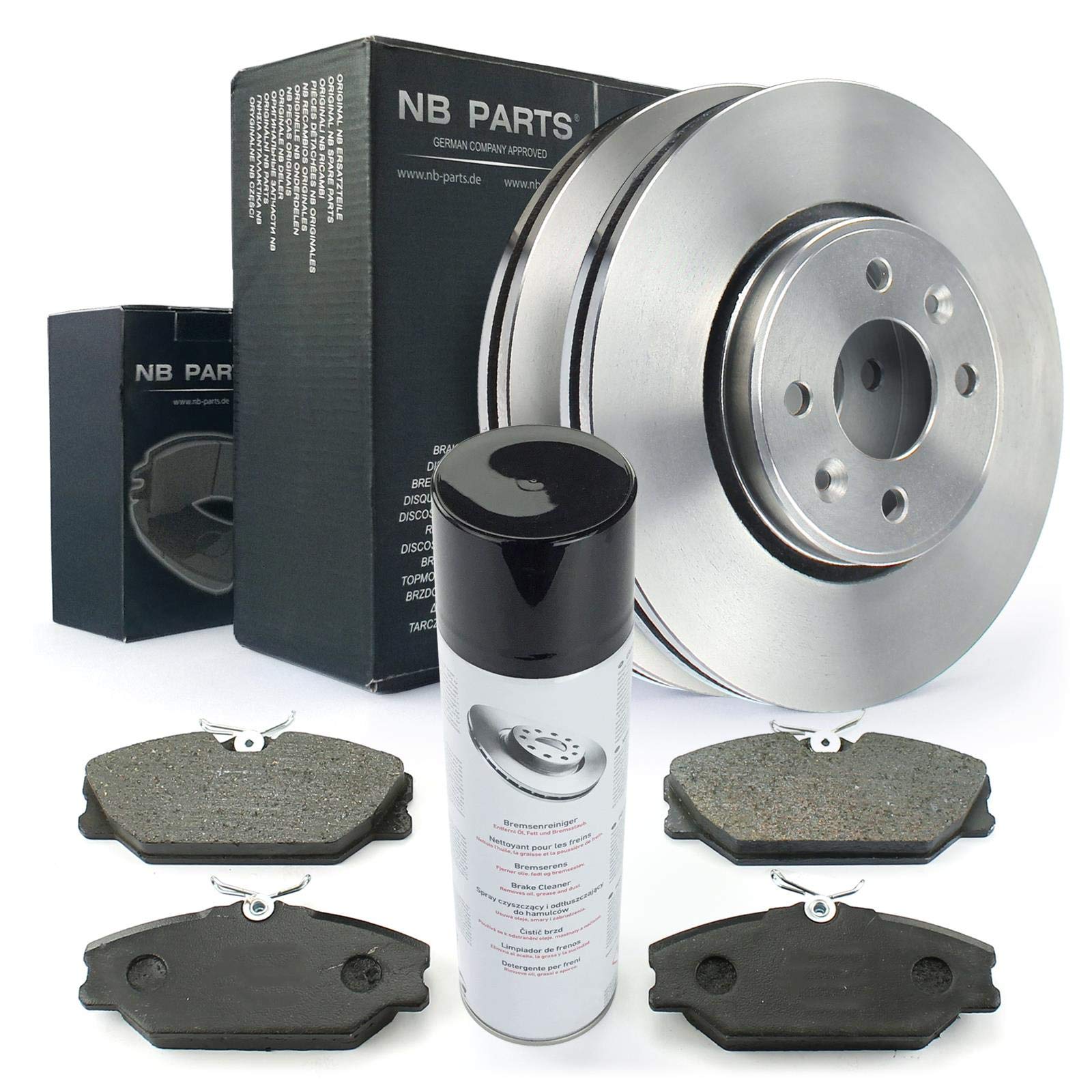 Bremsen/Bremsscheiben + Bremsbeläge vorne + Bremsenreiniger NB PARTS GERMANY 10046468 Bremsen/Bremsscheiben + Bremsbeläge vorne + Bremsenreiniger NB PARTS GERMANY 10046468 von NB PARTS