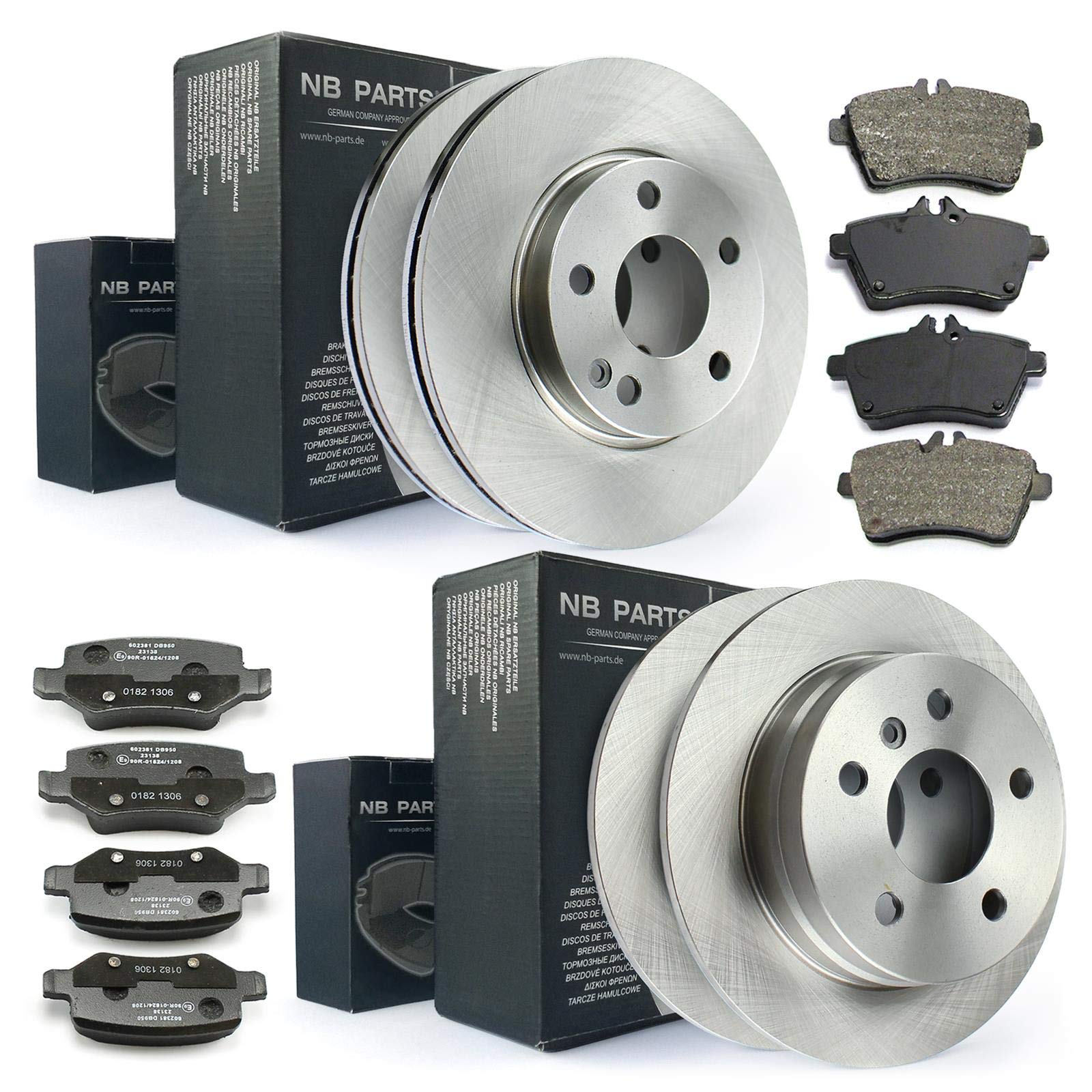 Bremsen/Bremsscheiben + Bremsbeläge vorne + hinten NB PARTS GERMANY 10043775 Bremsen/Bremsscheiben + Bremsbeläge vorne + hinten NB PARTS GERMANY 10043775 von NB PARTS
