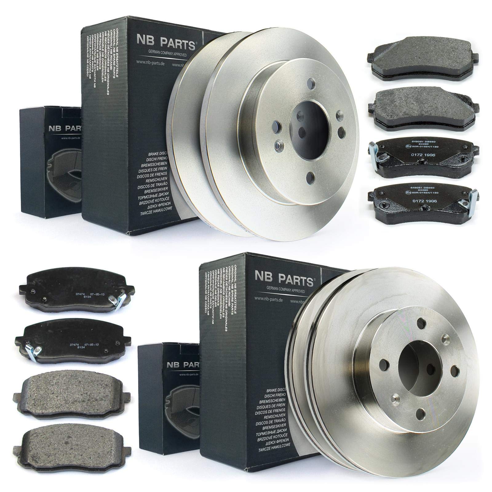 Bremsen/Bremsscheiben + Bremsbeläge vorne + hinten NB PARTS GERMANY 10043779 Bremsen/Bremsscheiben + Bremsbeläge vorne + hinten NB PARTS GERMANY 10043779 von NB PARTS