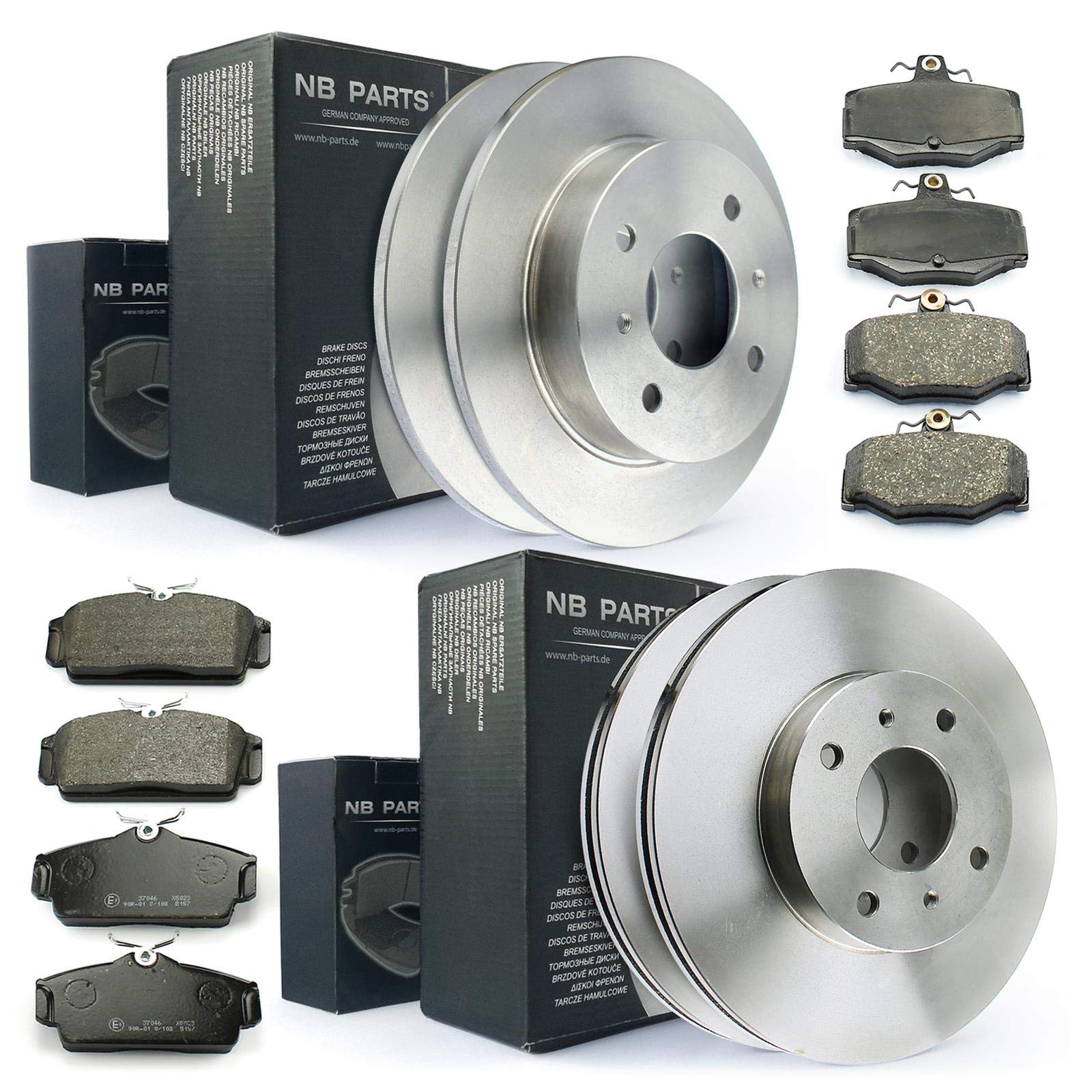 Bremsen/Bremsscheiben + Bremsbeläge vorne + hinten NB PARTS GERMANY 10046463 Bremsen/Bremsscheiben + Bremsbeläge vorne + hinten NB PARTS GERMANY 10046463 von NB PARTS