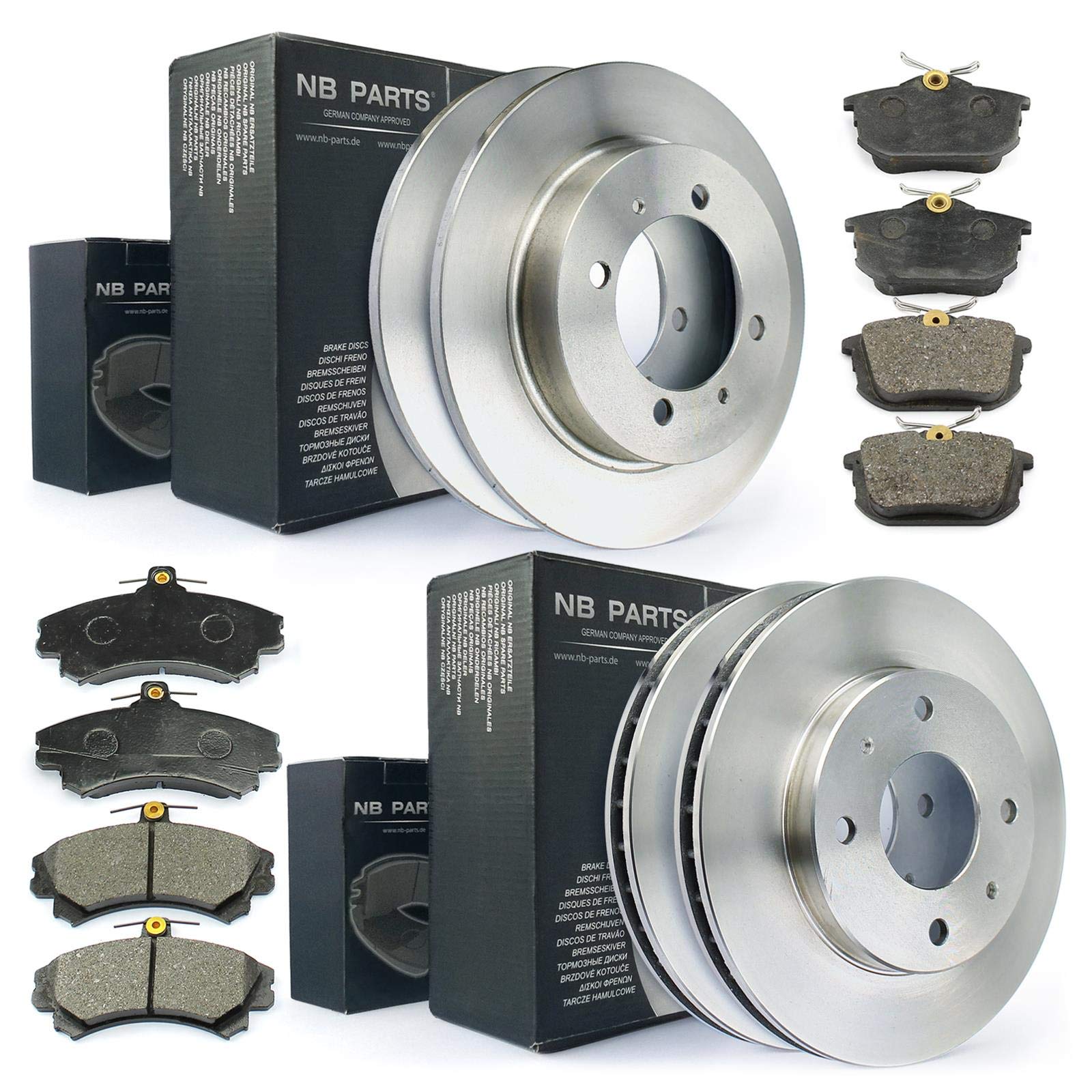 Bremsen/Bremsscheiben + Bremsbeläge vorne + hinten NB PARTS GERMANY 10046616 Bremsen/Bremsscheiben + Bremsbeläge vorne + hinten NB PARTS GERMANY 10046616 von NB PARTS