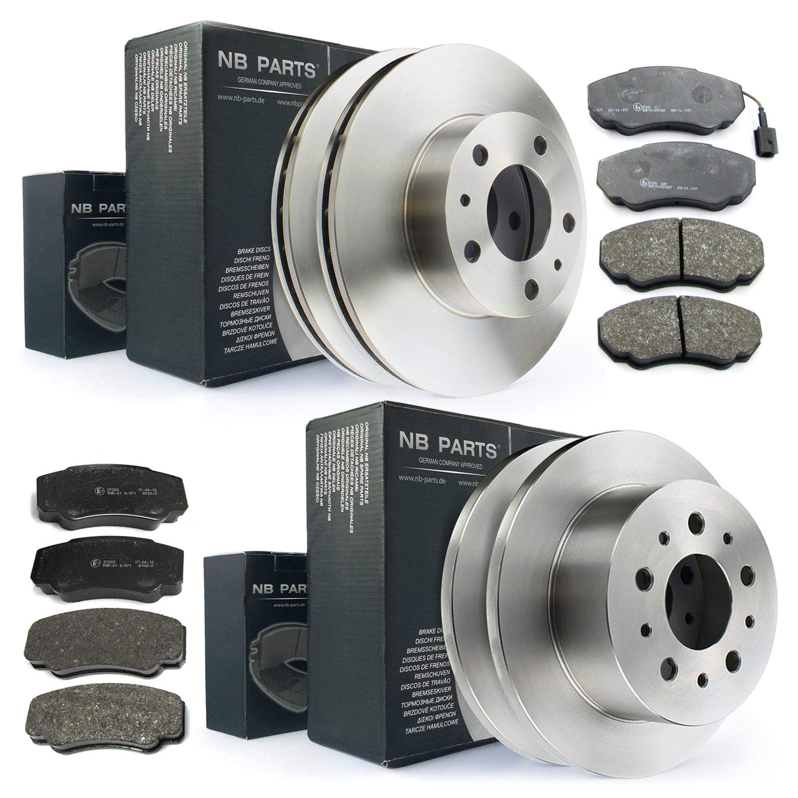 Bremsen/Bremsscheiben + Bremsbeläge vorne + hinten NB PARTS GERMANY 10046774 Bremsen/Bremsscheiben + Bremsbeläge vorne + hinten NB PARTS GERMANY 10046774 von NB PARTS