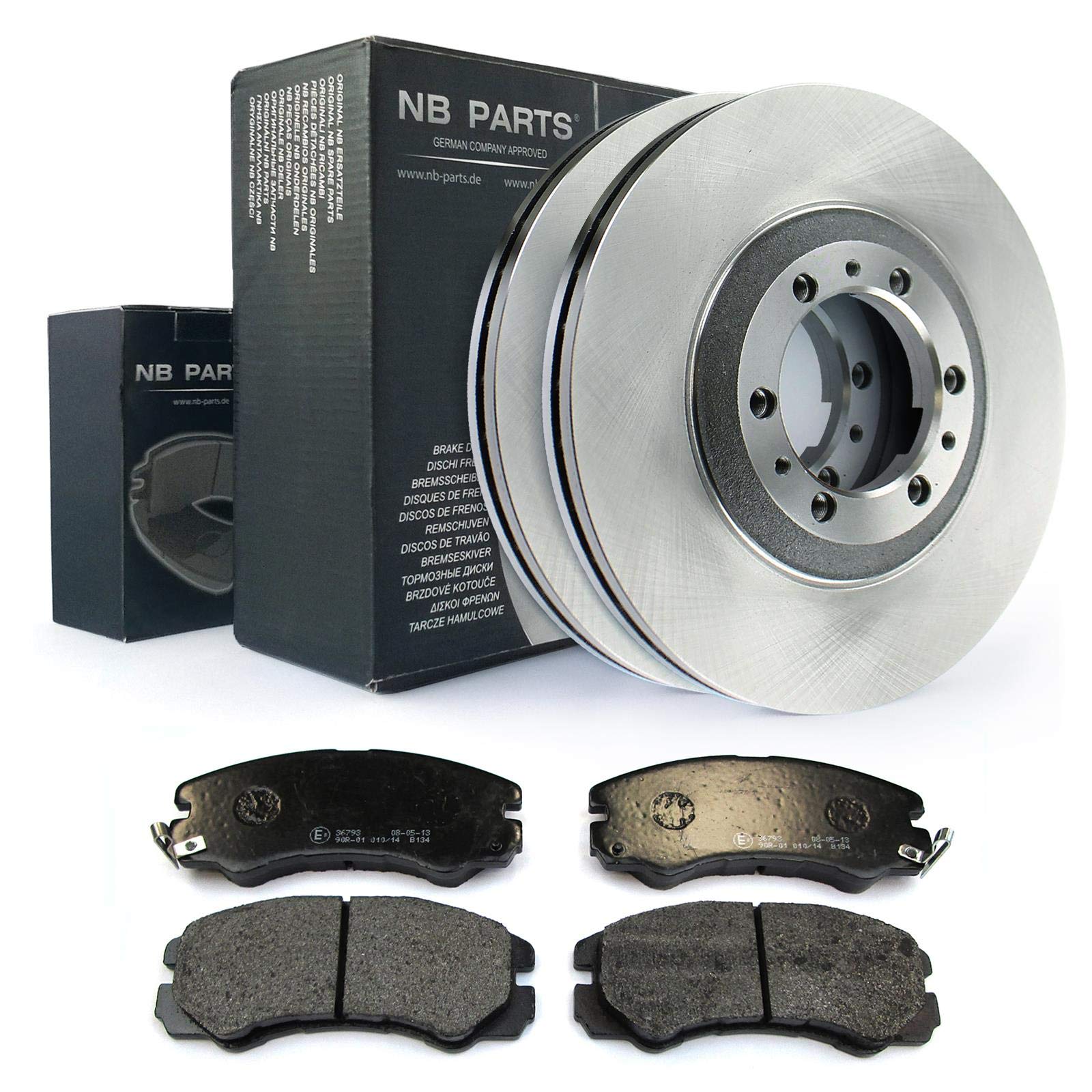 Bremsen/Bremsscheiben + Bremsbeläge vorne NB PARTS GERMANY 10057879 von NB PARTS